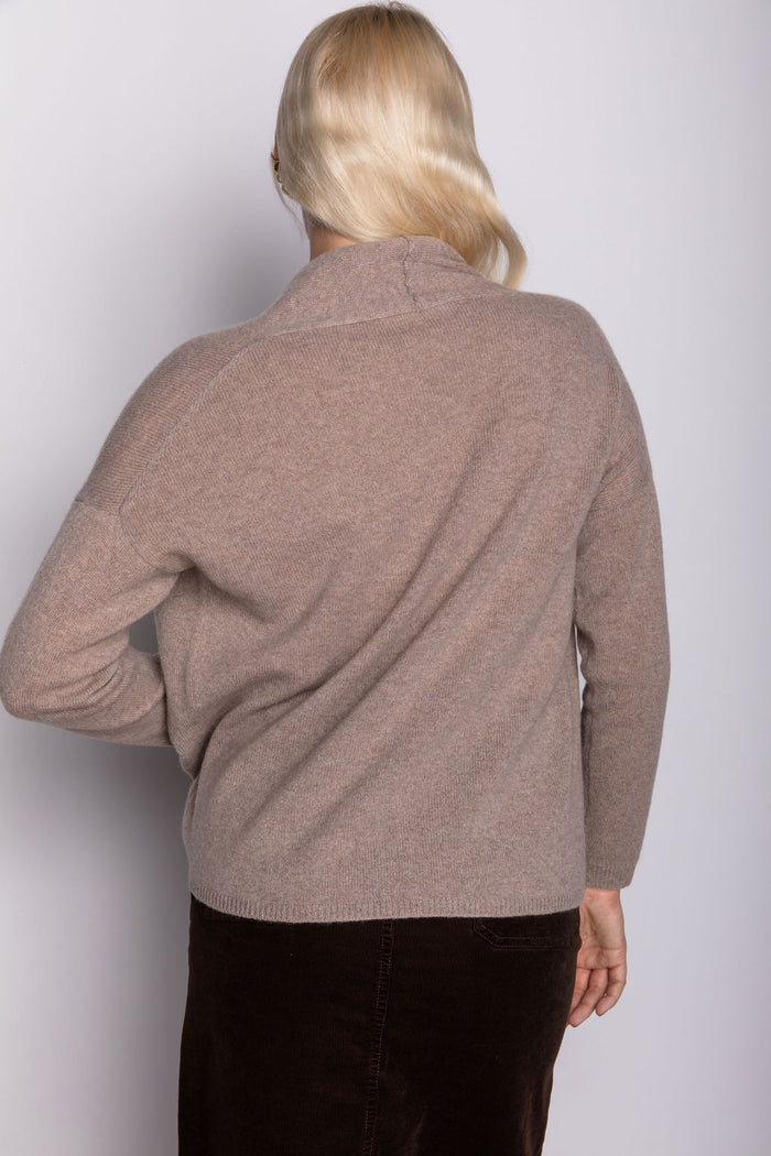 Gioia Shawl Collar Cashmere Cardigan