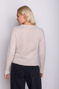 Luna Cashmere Crew-Neck Sweater