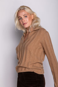 Graziella Cashmere Ribbed Sweater