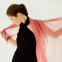 The Aurora Cashmere Cold-Shoulder Top