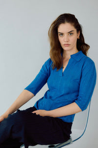 Blue → carla-cashmere-blend-sweater-blue-classic-knit-sale