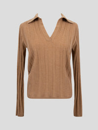 Graziella Cashmere Ribbed Sweater