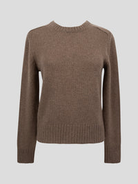 Luna Cashmere Crew-Neck Sweater