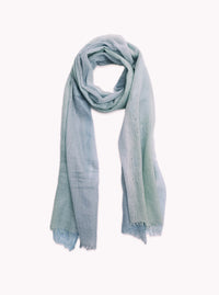 Luca Dip-Dyed Cashmere Shawl – Ombre Handwoven Wrap