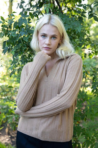 Graziella Cashmere Ribbed Sweater