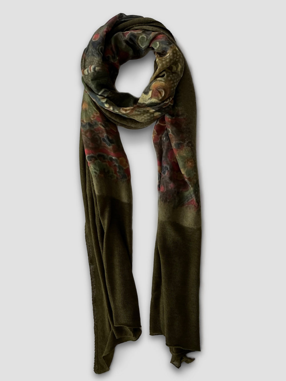 Tibetan Cashmere Silk Scarf