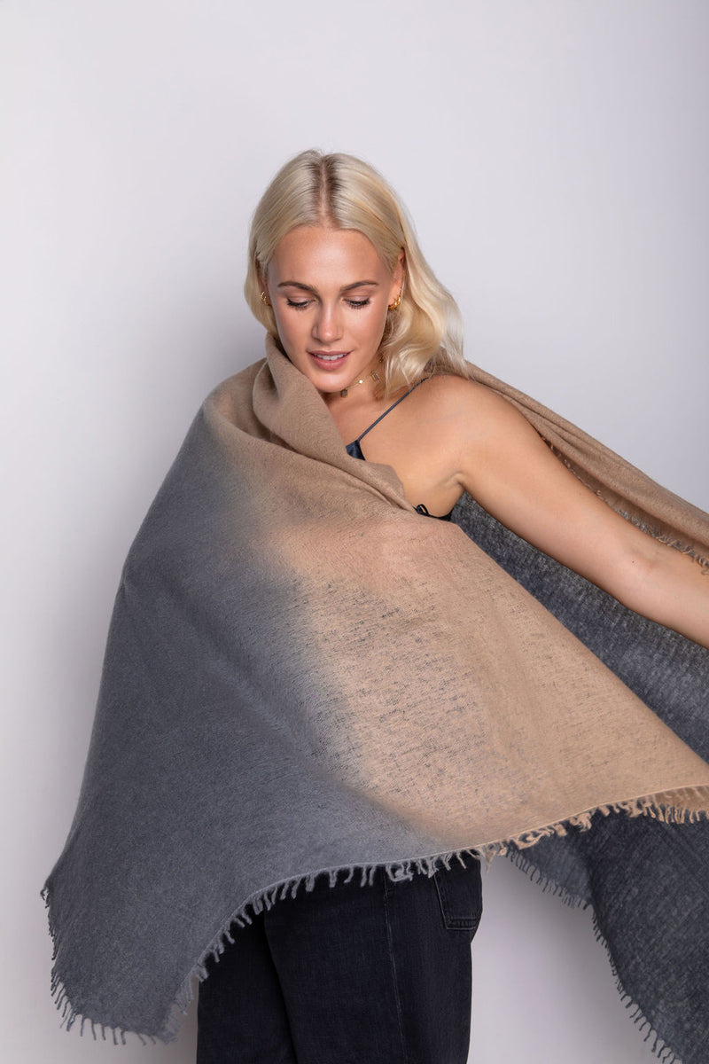 From London With Love: The Indispensable Cashmere Shawls by CAZ Studio