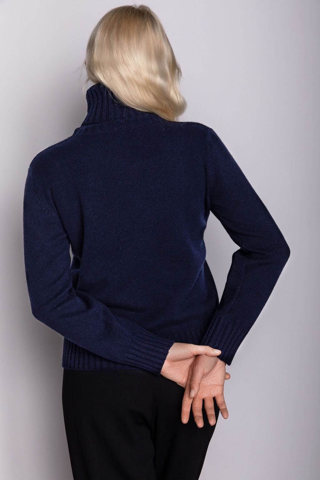 Elena Cashmere Roll-Neck Sweater