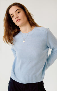 The Sabrina Cashmere Blend Crew Neck Sweater