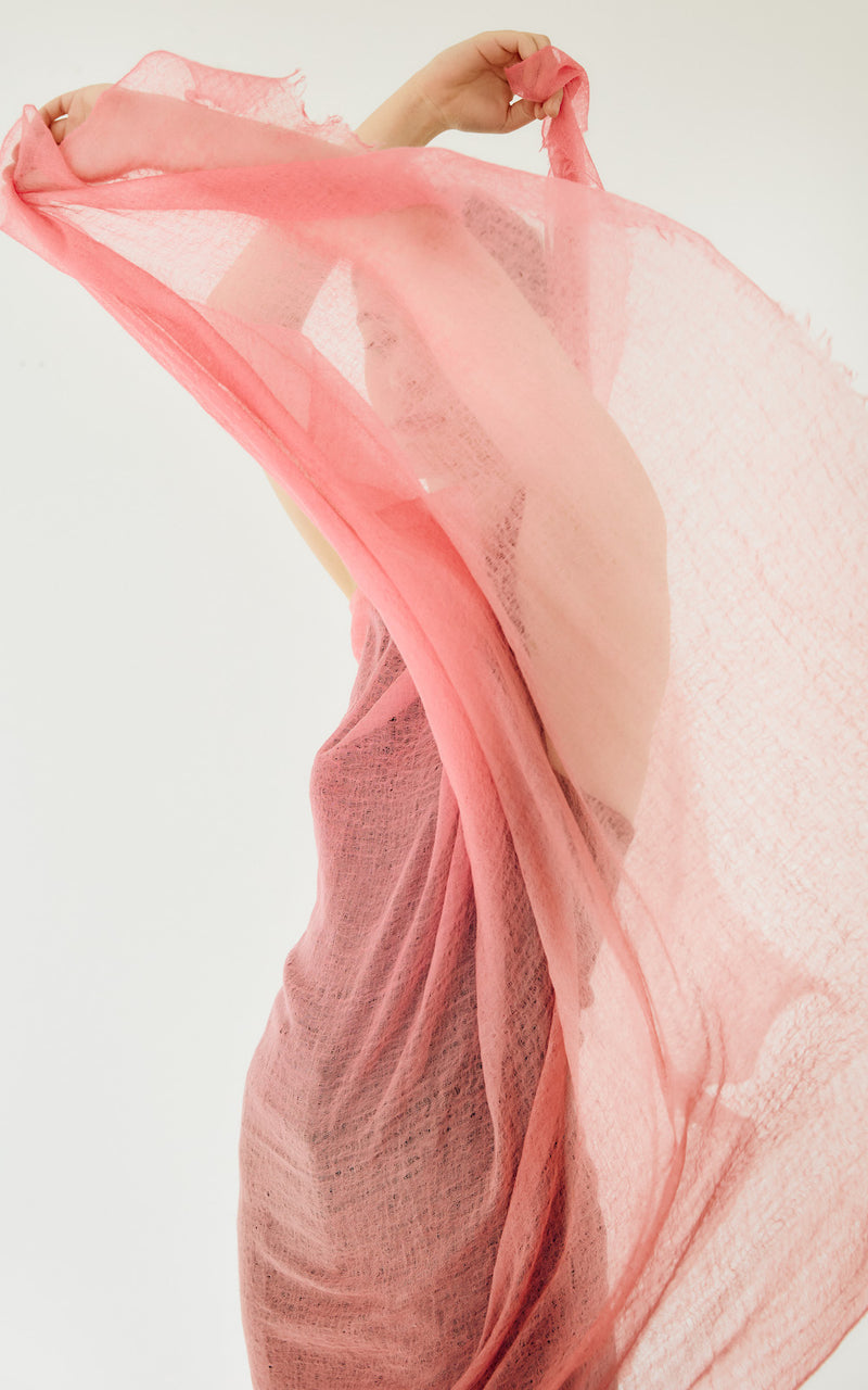 Luca Superfine Cashmere Shawl - Dip-Dyed