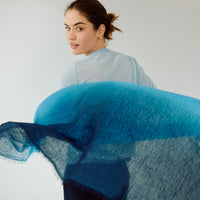 Luca Superfine Cashmere Shawl - Dip-Dyed