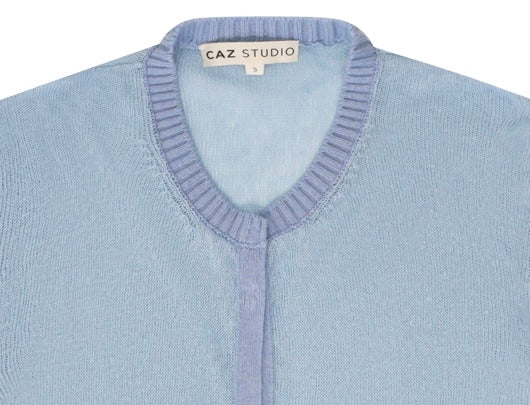 Alice Cashmere Blend Cardigan — Pale Blue