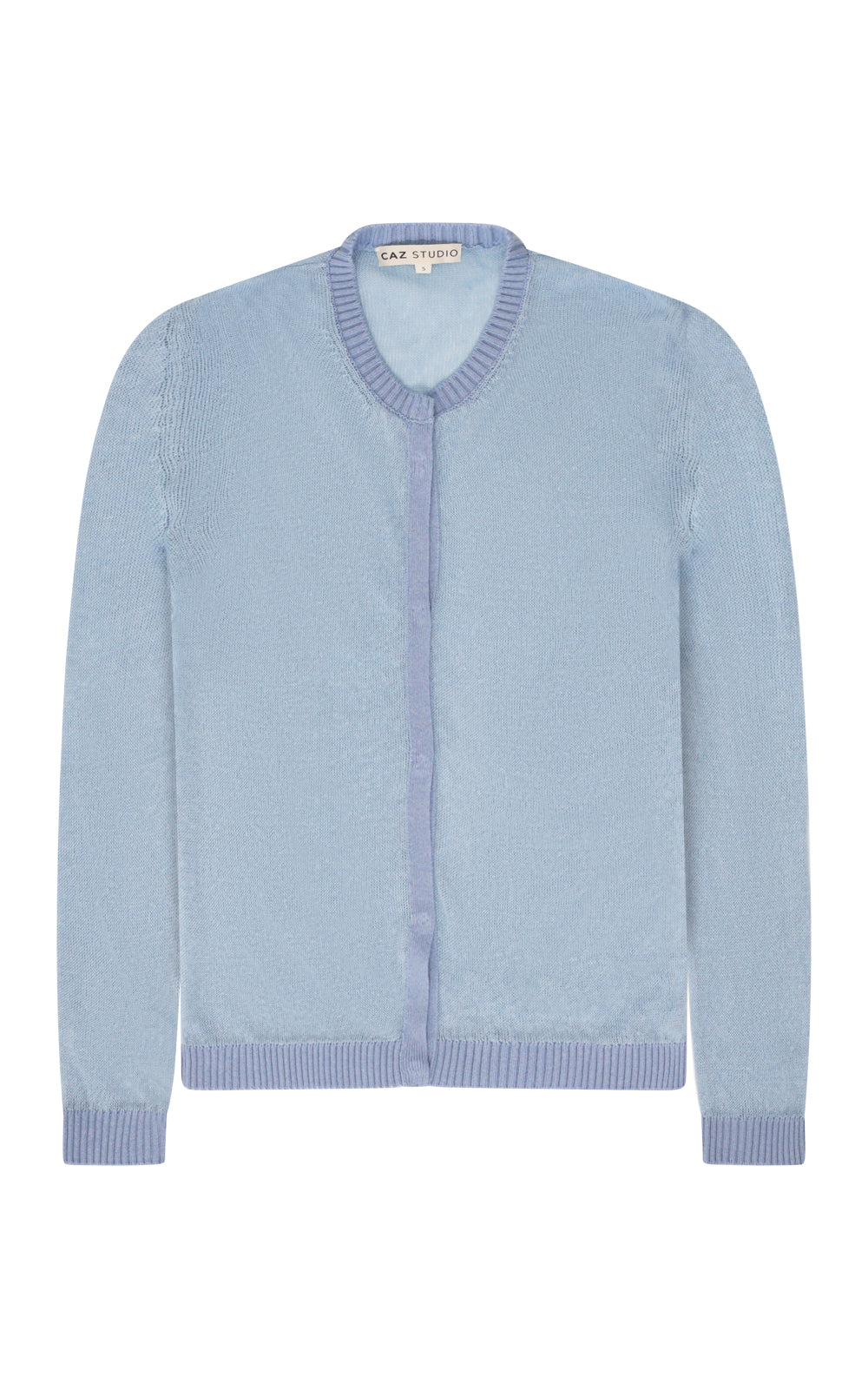 Alice Cashmere Blend Cardigan — Pale Blue