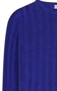 Allegra Cashmere Blend Sweater — Blue