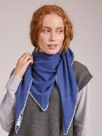 Enrica Cashmere Triangle Scarf