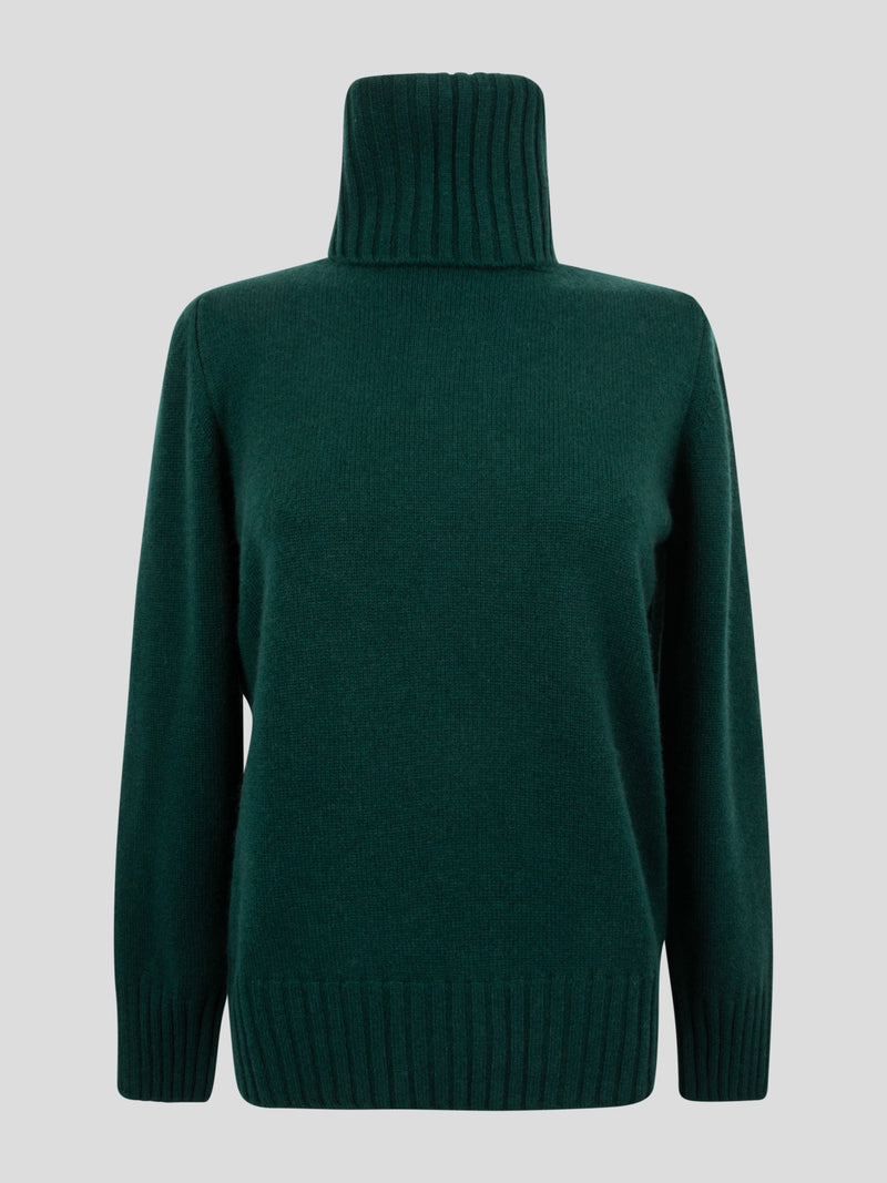 Elena Cashmere Roll-Neck Sweater