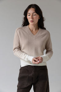 Chiara Cashmere V-Neck Sweater