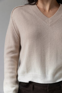Chiara Cashmere V-Neck Sweater