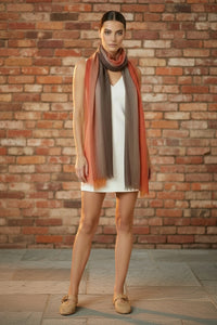 Luca Superfine Cashmere Scarf – Desert Dusk