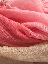 Luca Superfine Cashmere Scarf – Ombré Pinks