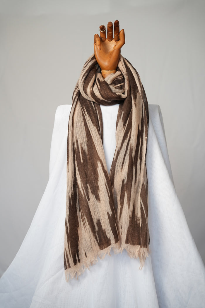Mara Cashmere Scarf, hand-dyed in Nepal from Mongolian cashmere — CAZ Studio
