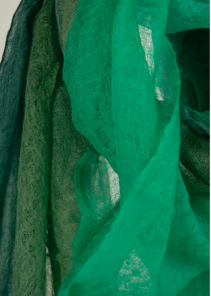 Ari Superfine Dip-Dyed Cashmere Scarf