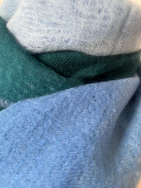 Luca Superfine Cashmere Scarf – Riviera Blue