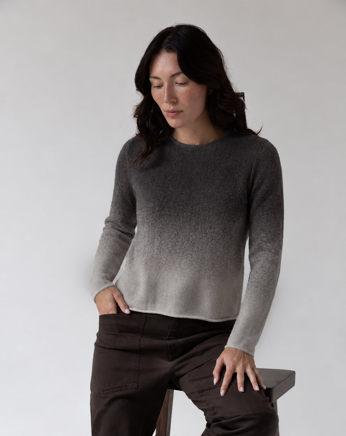 Mimi Cashmere Long-Sleeve Top