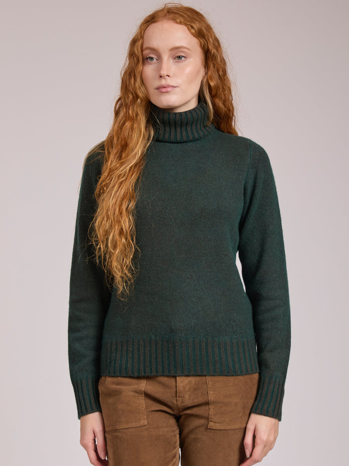 Monia Cashmere Roll-Neck Sweater