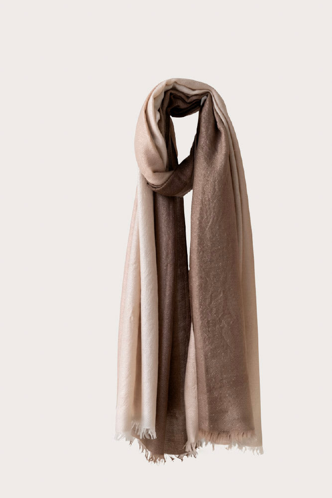 Lurex Ombré Cashmere Scarf