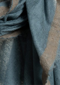 Milo Needle-Felted Superfine Cashmere Shawl