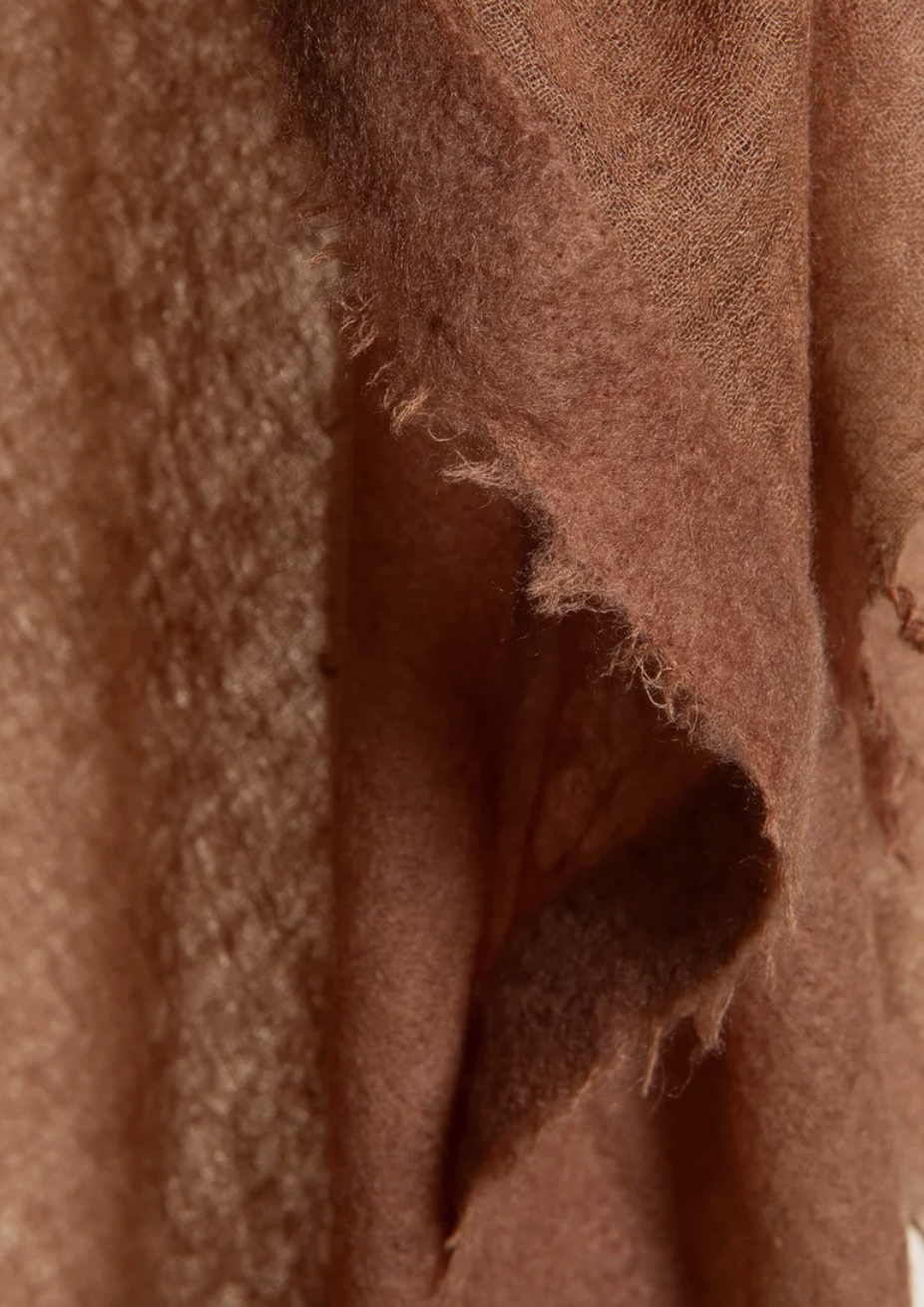 Milo Needle-Felted Superfine Cashmere Shawl