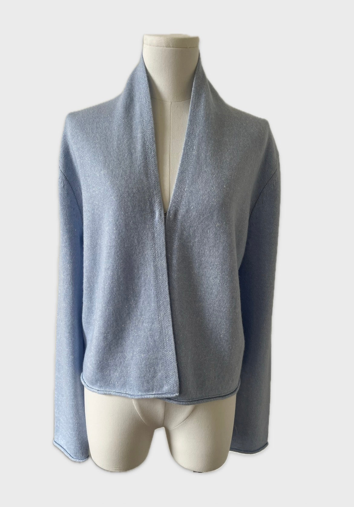 Stella Cashmere Cardigan – Sky Blue