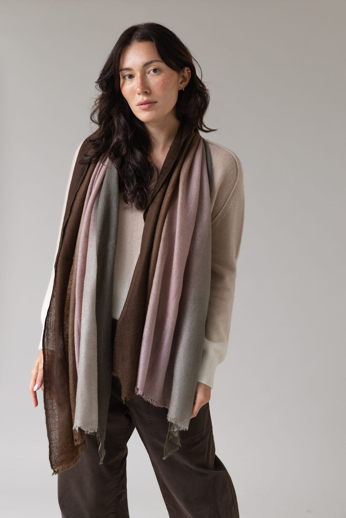 Aria Ombré Cashmere Scarf