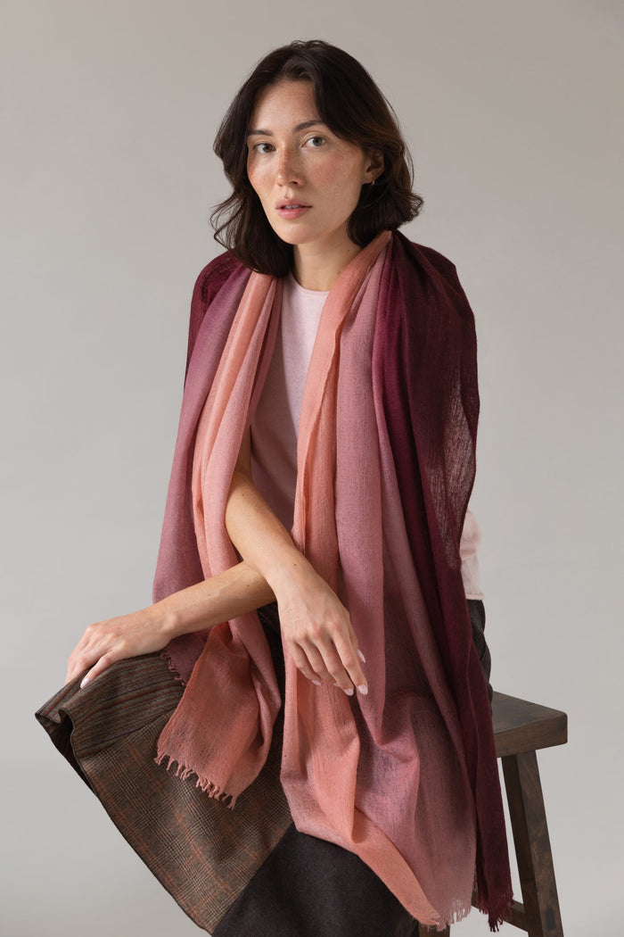 Aria Ombré Cashmere Scarf