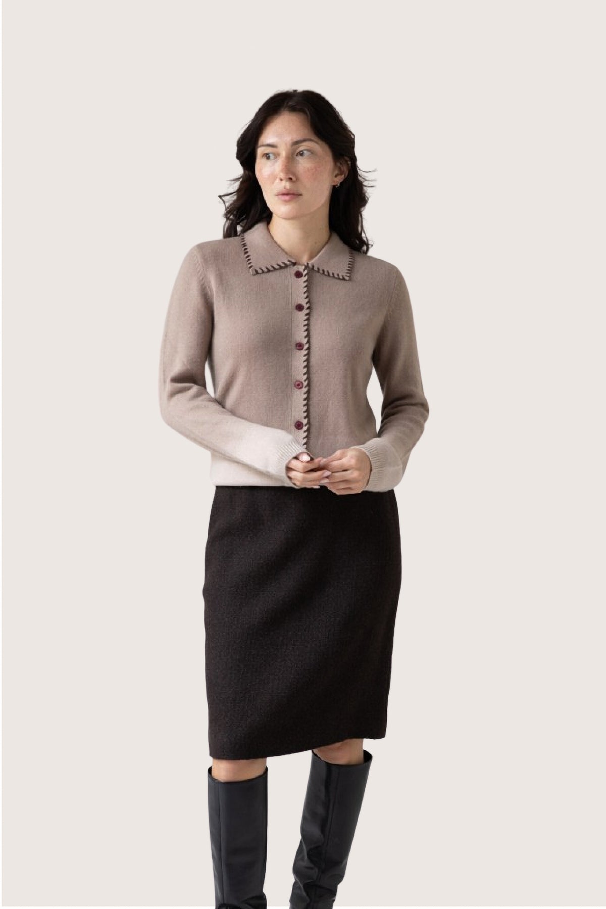 Monica Cashmere Cardigan