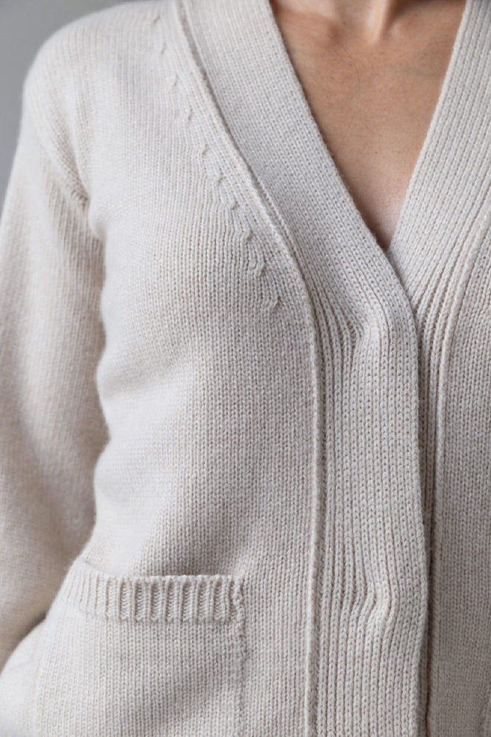 Isabella Cashmere V-Neck Cardigan