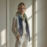 Ari Superfine Dip-Dyed Cashmere Scarf
