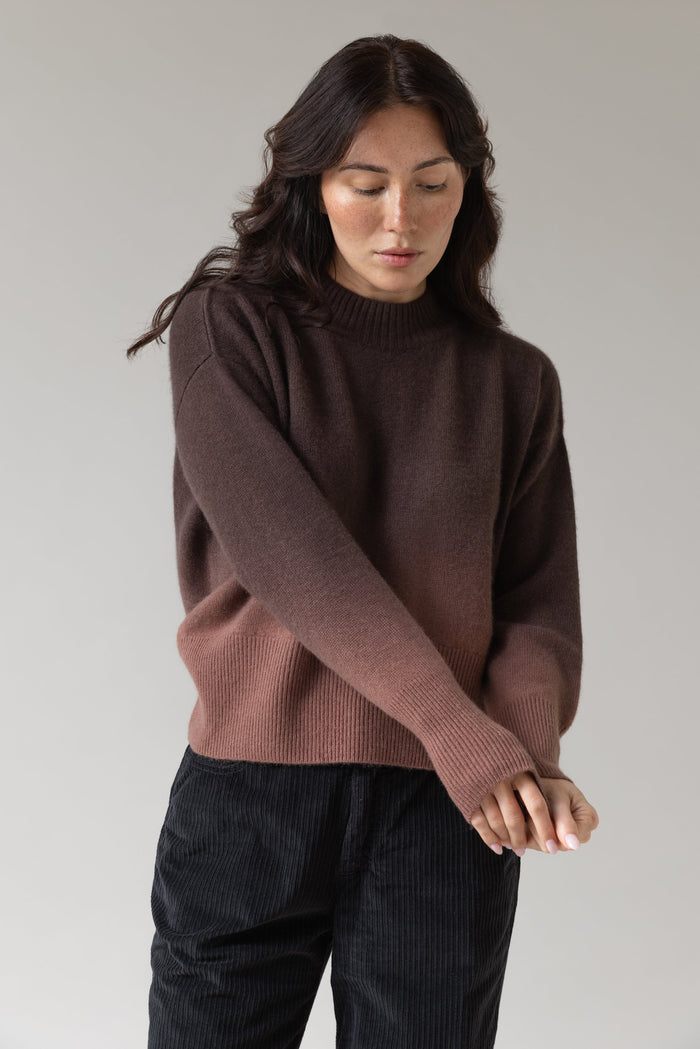 Nuby Cashmere Sweater – Cocoa Ombré
