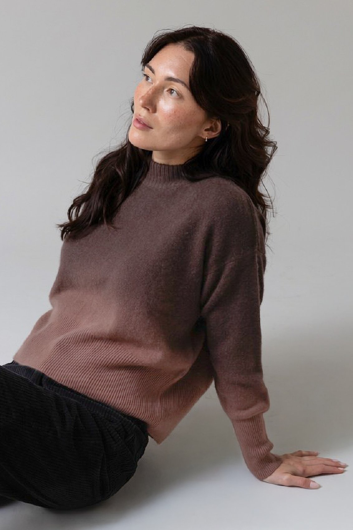 Nuby Cashmere Sweater – Cocoa Ombré
