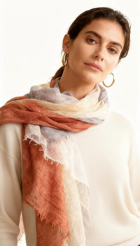 Ari Superfine Dip Dyed Cashmere Scarf